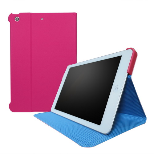 iPad mini 2 超薄皮革保護套 (薔薇紅)