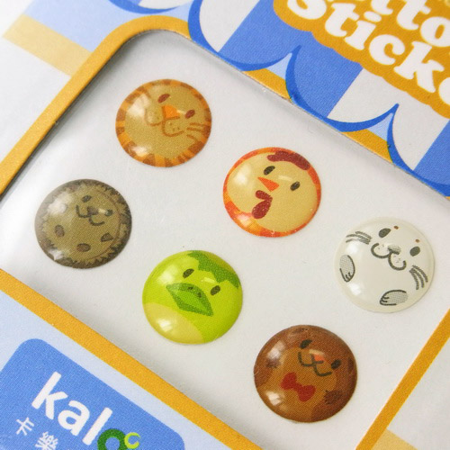 Kalo卡樂創意Home鍵按鈕貼紙(動物系列)