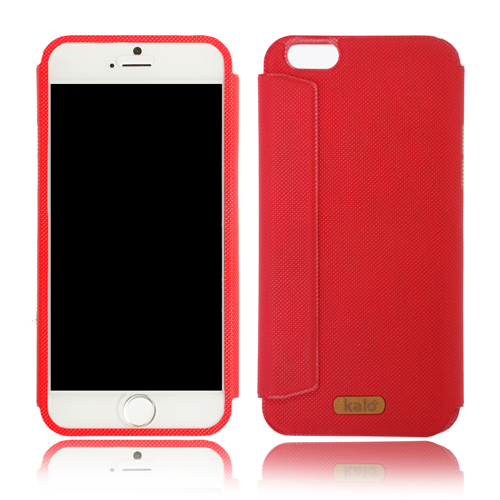 iPhone 6(4.7吋)免翻蓋觸控側翻皮套系列(薔薇紅)