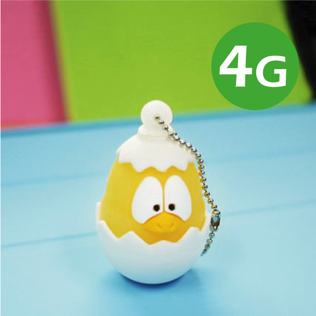 耗呆動物造型隨身碟(4G)-小雞