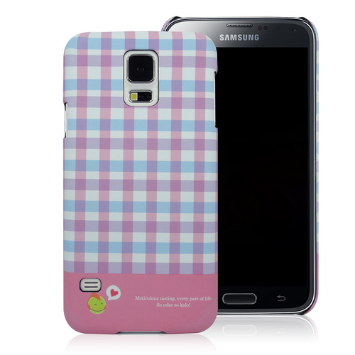 Galaxy S5 彩繪風格保護殼-棉花糖格紋
