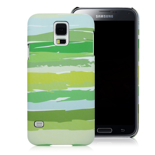 Galaxy S5 彩繪風格保護殼-繽紛仲夏(綠漾)