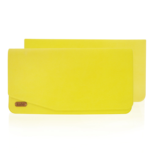 iPhone 6/6s(5.5吋)錢包款橫式手機袋系列-檸檬黃