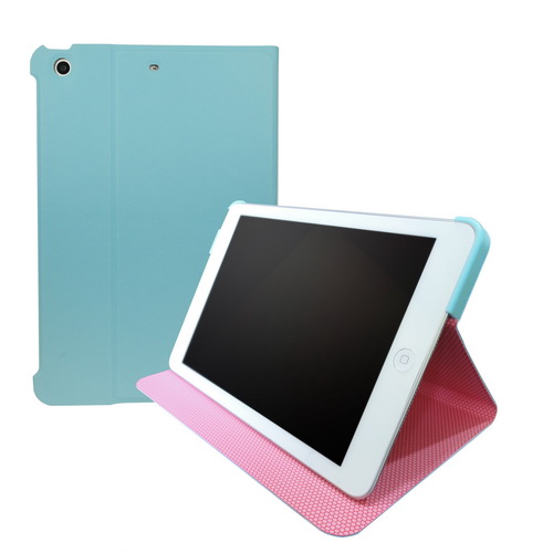 iPad mini 2 超薄皮革保護套 (天空藍)